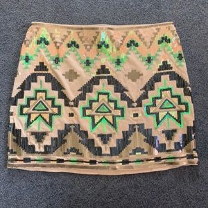 Express Sequin Skirt